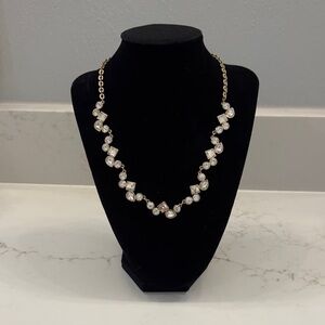 LOFT gold statement necklace